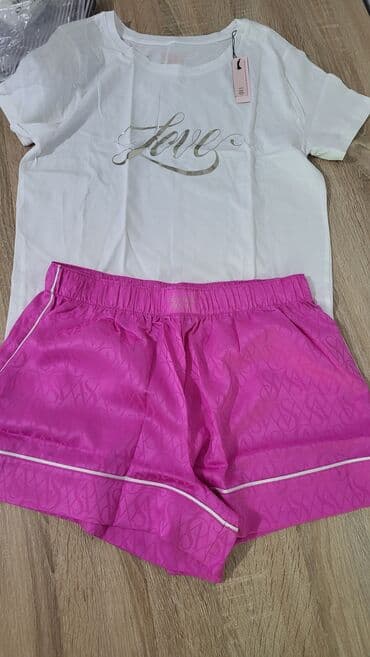 штаны для дома: Пижама, Сатин, США, XS — 27