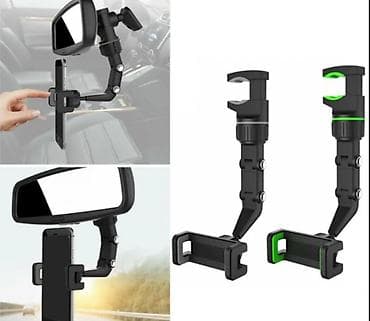 mini led: Универсальный автомобильный держатель - Крепление на салонное зеркало — 1