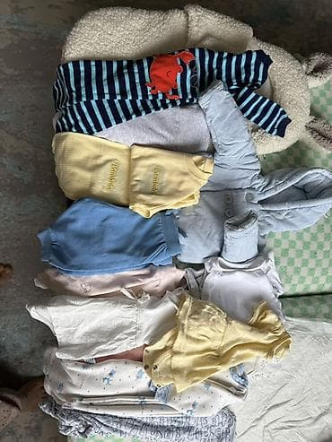 шапка zara: Комплект, цвет - Белый, Новый — 2