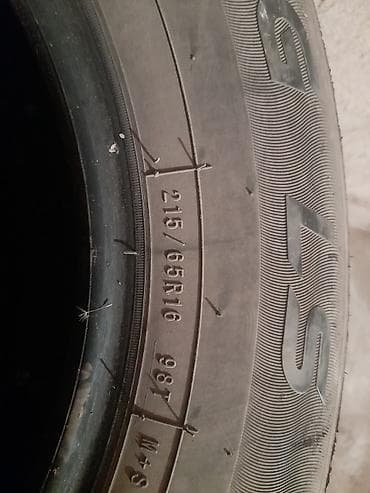 accord 2000: Комплект летних шин 215/65 R16 98T - Количество: 4 шт. - Размер — 3