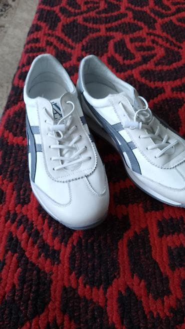 деми туфли: Мужские кроссовки, 38.5, Новый, цвет - Белый, Самовывоз — 3