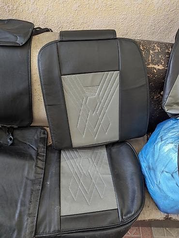 кожа рулон: Чехлы Экокожа, цвет - Черный, Б/у, Самовывоз — 4