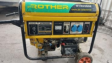 пила электро: Бензогенератор Rother RTR6500E МОЩНОСТЬ 5КВ - Модель: RTR6500E — 1