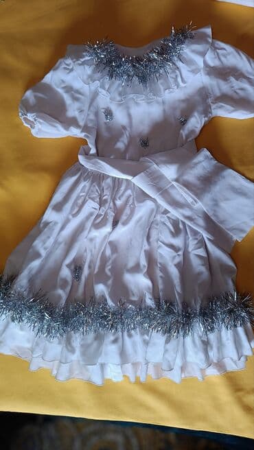 форма для волейбола: Детское платье, цвет - Белый, Б/у — 3