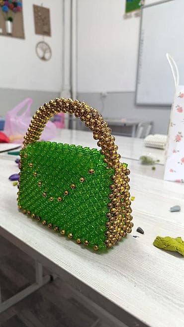 mind error: Классическая сумка, Gucci, Материал: Бусины, Жёсткая конструкция, Женские, Новый — 1