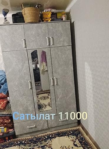 трельяж с зеркалом: Шифоньер, шкаф для одежды, Прямой, ЛДСП — 1