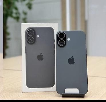 IPhone 16, 256 ГБ, Space Gray, Коробка, 100 %