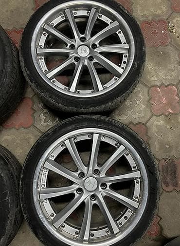 срочно продаю ваз: Диски R 18 Weds, Комплект, отверстий - 5, Б/у — 3