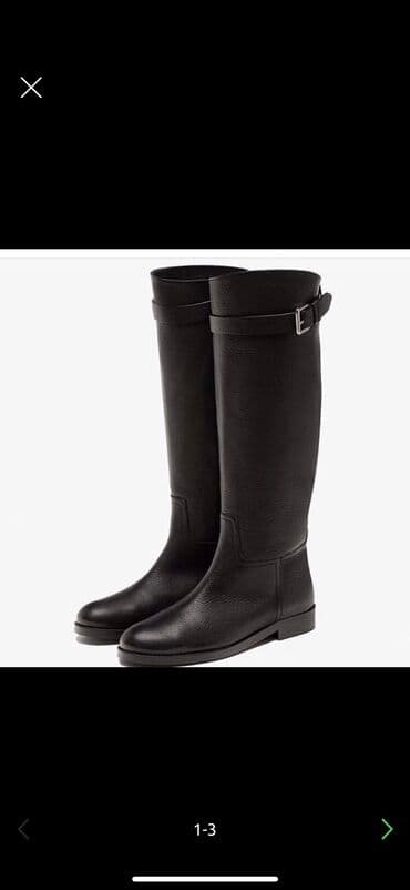 сапоги демисезонные замша натуральная: Massimo dutti Деми сапоги натуральная кожа. 38 размер. Сделано в — 2