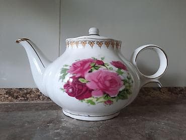 silver kitchen: Чайники, тарелочки, молочница — 2