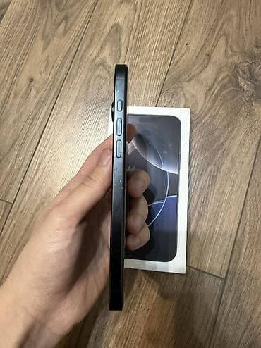 iphon 16 pro: IPhone 16 Pro Max, Б/у, 256 ГБ, Black Titanium, Коробка, 100 % — 3