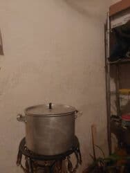 набор эмалированной посуды: Казан 6л мантаварки ссср город кант — 3