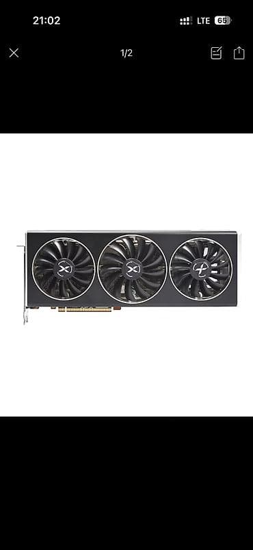 Видеокарта для ПК, Б/у, AMD, Radeon RX, 12 ГБ — 1
