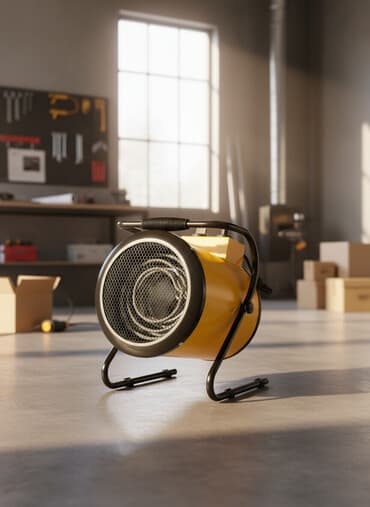 тепловые пушки для дома: Жылуулук пушкасы Электрдик, 2000 Вт ашык, Температураны жөндөө — 1