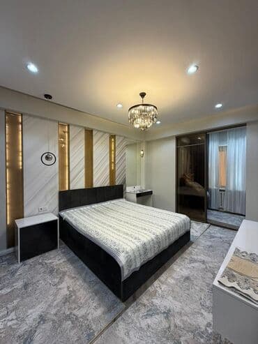 2 ком квартира джал в аренду: 3 комнаты, 95 м², Элитка, 13 этаж, Дизайнерский ремонт — 6