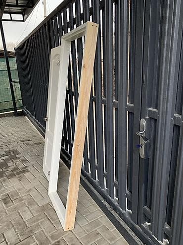 Металлические сейфовые двери: Межкомнатная дверь, Новый, Глухие, Одностворчатая, Деревянная, Распашная, Витражная, цвет - Белый — 3