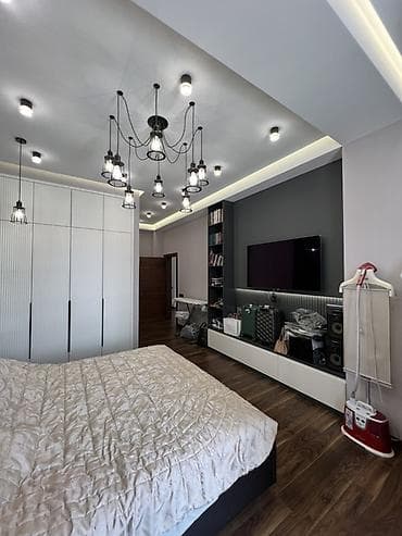 discovery studio: 3 комнаты, 111 м², Асанбай мкр Элитка, 5 этаж, Дизайнерский ремонт — 4