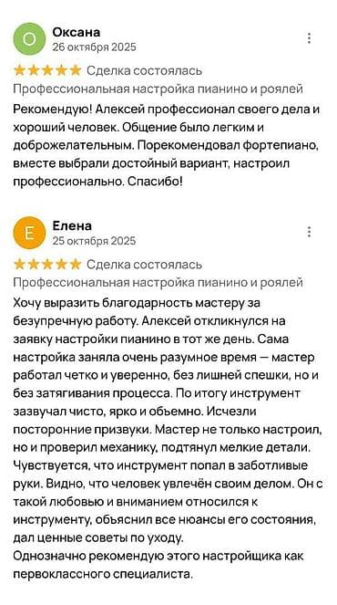 пианина: Настройка пианино и роялей Здравствуйте! Бережно, профессионально и — 9