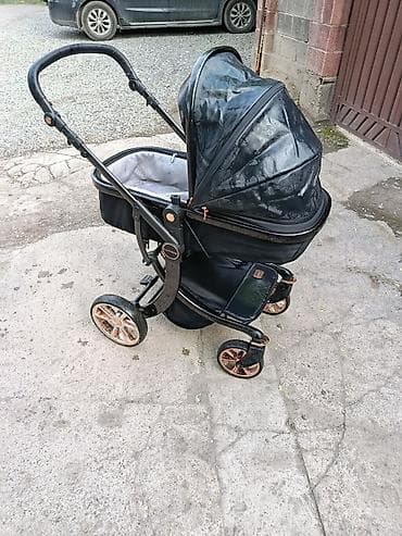 колесо для колясок: Коляска, Другой бренд, цвет - Черный, Б/у, Самовывоз — 3