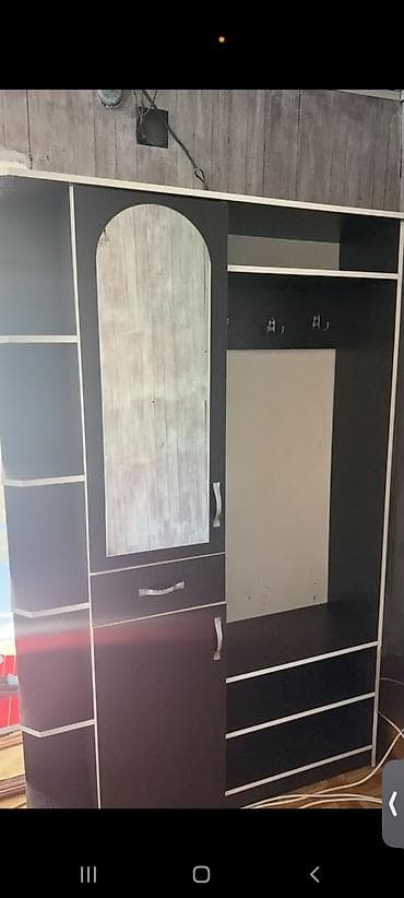 одежд: Прихожая/шкаф‑купе модульного типа из ЛДСП в контрастной расцветке — 2