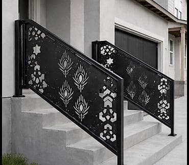 Жарнамалык жабдуулар: Каптал тосмолорун жасоо Материалы: Металл, Тышкы буюм, Жабуусу: Цинк менен каптоо, Акысыз ченөө — 1