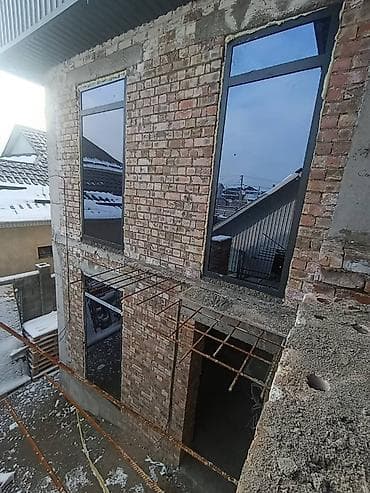 Алюминиевое окно на заказ, Тип окна: Панорамные, Платная установка, Без рассрочки — 1