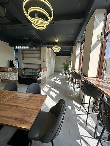 аппарат для бизнес: Готовый интерьер кафе/кофейни с залом и санузлами - Просторный зал — 6