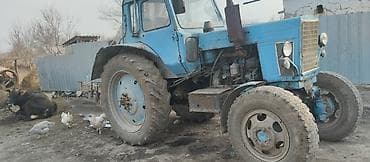 МТЗ (Беларус) Тракторлор: Модель: 82, Колдонулган, 1982 г., Башка агрегаттар менен трактор — 2