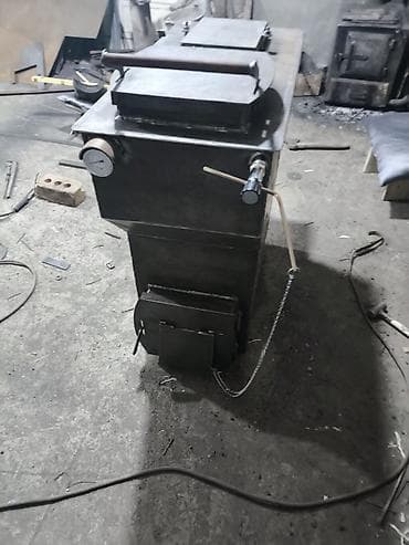 чистка трубы печки: Печь длительного горения Новый, Материал: Металл, Площадь обогрева: 250 м² — 1