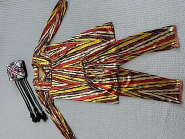 сунот кийим: Традиционный узбекский комплект из ткани “адрас/икат” (женский — 8