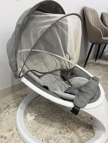 Детские стулья: Электронный шезлонг-качалка для младенца Kidilo (логотип виден на — 1