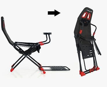 Игровые кресла: Игровое кресло, Новый, Без колесиков, цвет - Черный — 1