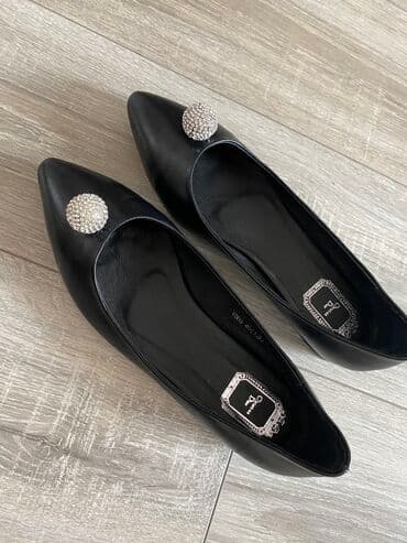 фирменная обувь из италии: Кожаная крутая,модная туфли/балетки — 3