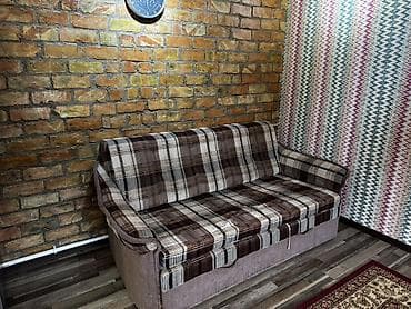 Диван-кровать раскладной с креслом в одном стиле - Компактный прямой