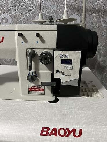 кнопочные машинки: Промышленная швейная машина BAOYU BML-20U53-DZ на столе-станине — 4