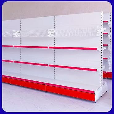 Соода жабдуулары: Стеллаж металлический, сборные стеллажи, стеллажи для магазинов, полки — 8