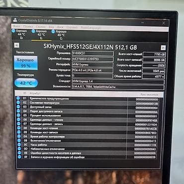 Комплектующие для ПК: Накопитель для ПК, Новый, SK Hynix, SSD, 512 ГБ, Для ПК — 5