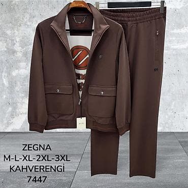 Личные вещи: Мужской спортивный костюм ZEGNA, модель - Комплектация: куртка на — 3