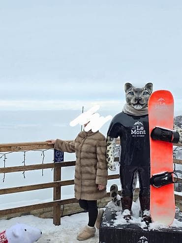 Шорты: Шуба, Норка, По колено, Италия, M — 1