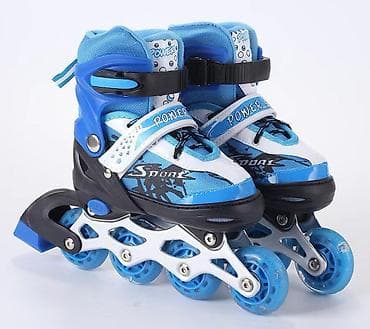 ролики: Детские роликовые коньки с защитой и сумкой - Тип: роликовые коньки — 7