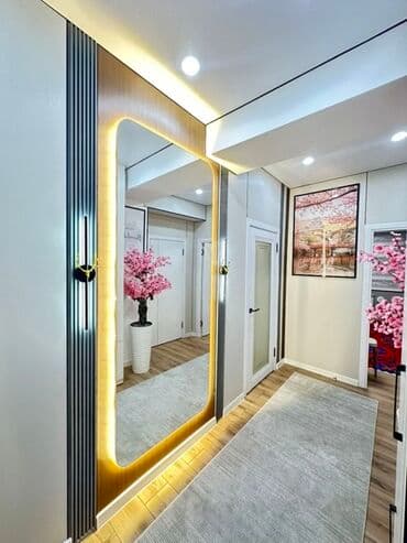 купить квартиру в рассрочку в бишкеке: 3 комнаты, 77 м², Элитка, 6 этаж, Дизайнерский ремонт — 3