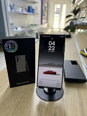 samsung ош: Samsung Galaxy S24 Ultra, цвет - Серебристый, eSIM — 2