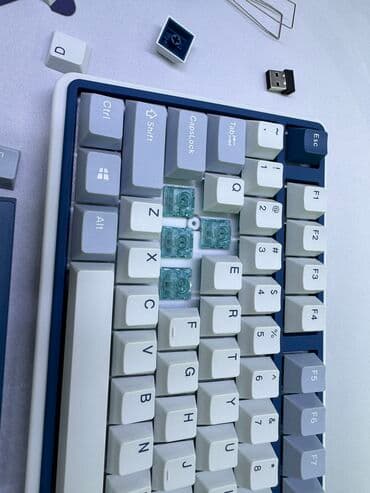 клавиатура мембранная: Клавиатура, Механическая, Bluetooth, Проводное подключение, Размер: 75% — 6