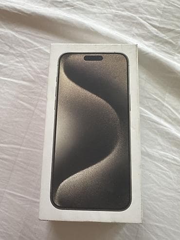 Техника и электроника: IPhone 15 Pro, Б/у, 256 ГБ, Natural Titanium, Коробка, 88 % — 1