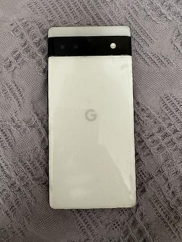 а 10 с: Google Pixel 6A, Б/у, 128 ГБ, цвет - Белый, 2 SIM — 6