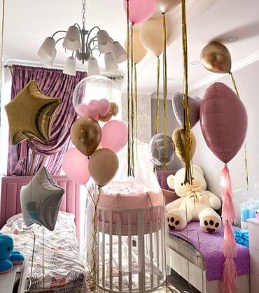 доставка воздушных шаров: Услуга шарики Гелевые Шарик на заказ Оформление для мероприятий — 23