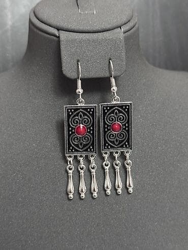 Серьги: Серьги, Женские, Вставка: Бирюза — 4