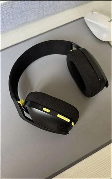 power beats: Беспроводные гарнитуры, Logitech, Б/у, цвет - Черный — 3