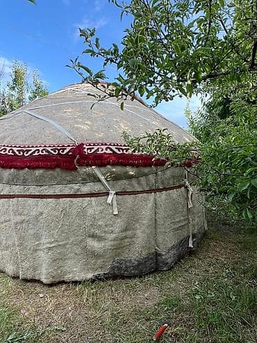 купол: Традиционная юрта (разборный кочевой дом) - Конструкция: деревянный — 4