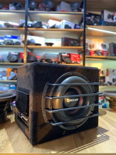 машны: Автозвук мощный САБ BOS MINI — 2